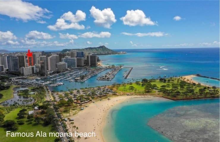 Waikiki High-Rise Sea View Free Parking Aparthotel Хонолулу Екстериор снимка